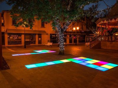 Dubbo CBD dance floor