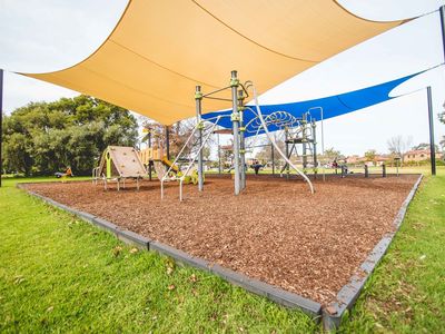 Elston Park playground - ample shade for those sunny days