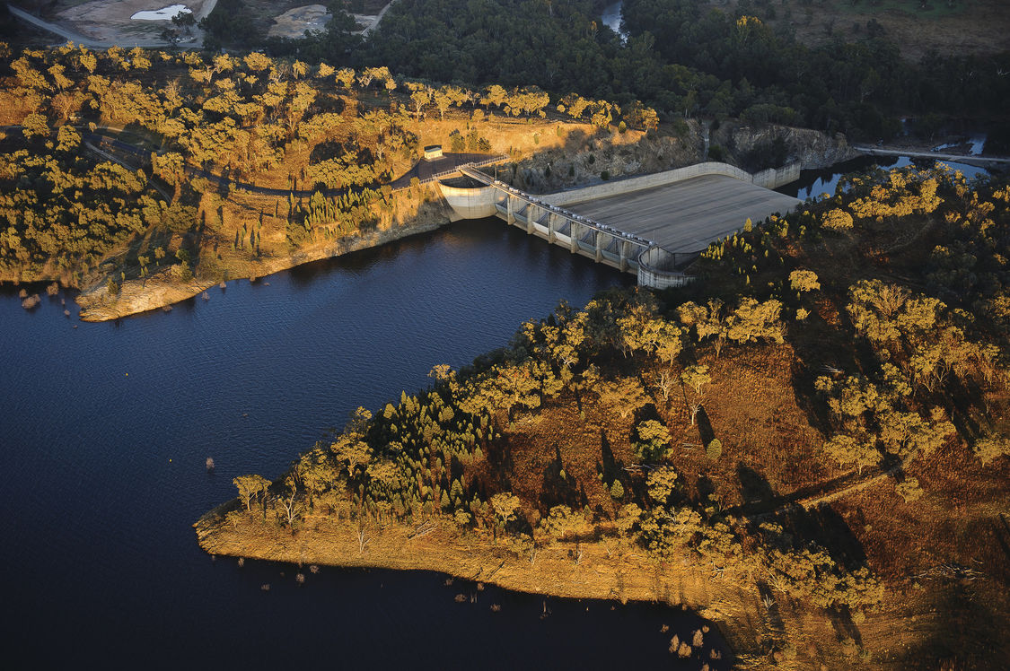 Burrendong Dam Wall