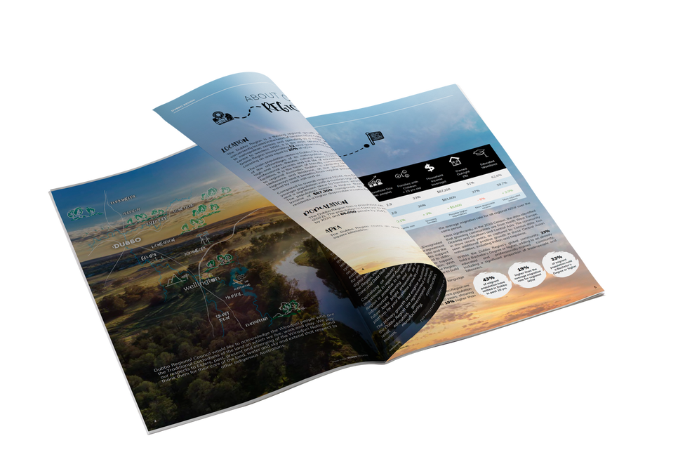 Investment Prospectus mockup Magazine