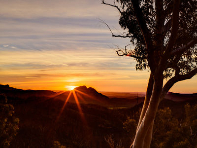 Sunset View over Belougery Split Rock