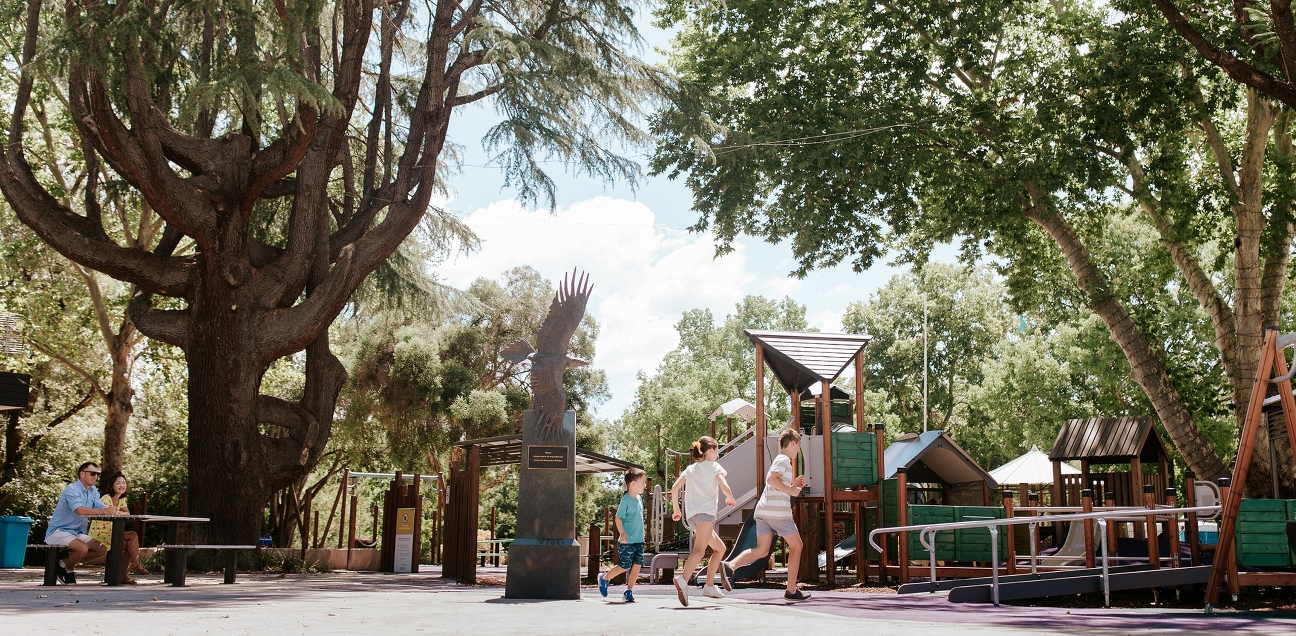 Let the kids run wild at the Wellington inclusive playspace in Cameron Park.