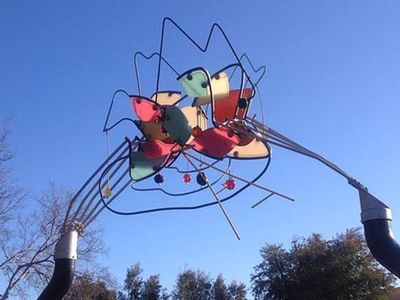 Livvis Place Butterfly Sculpture