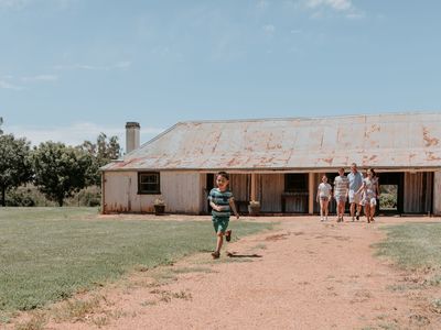 Family at Dundullimal Homestead