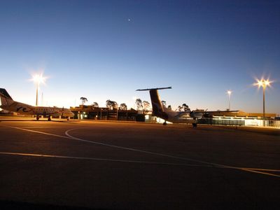 VISIT BUSINESS LISTING Dubbo City Regional Airport at night