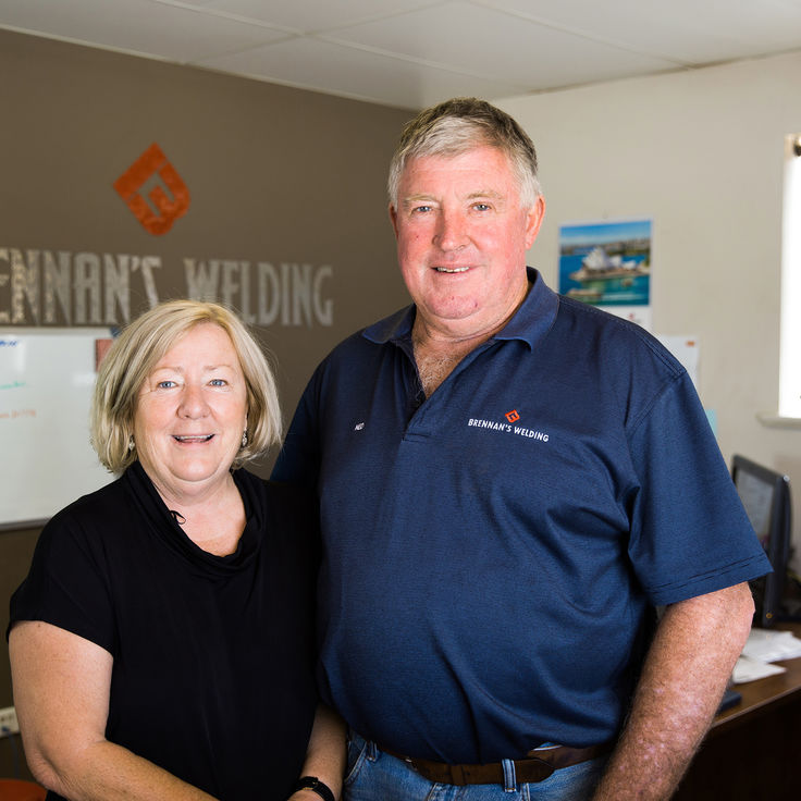 Ned and Lynda Brennan from Brennans Welding.
