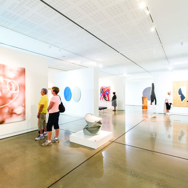 Crowds gather at the WPCC.