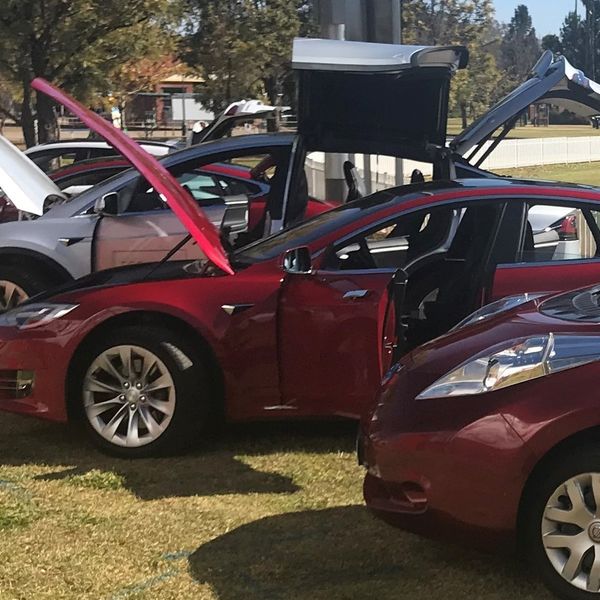 EV Display at Dubbo Expo no logos