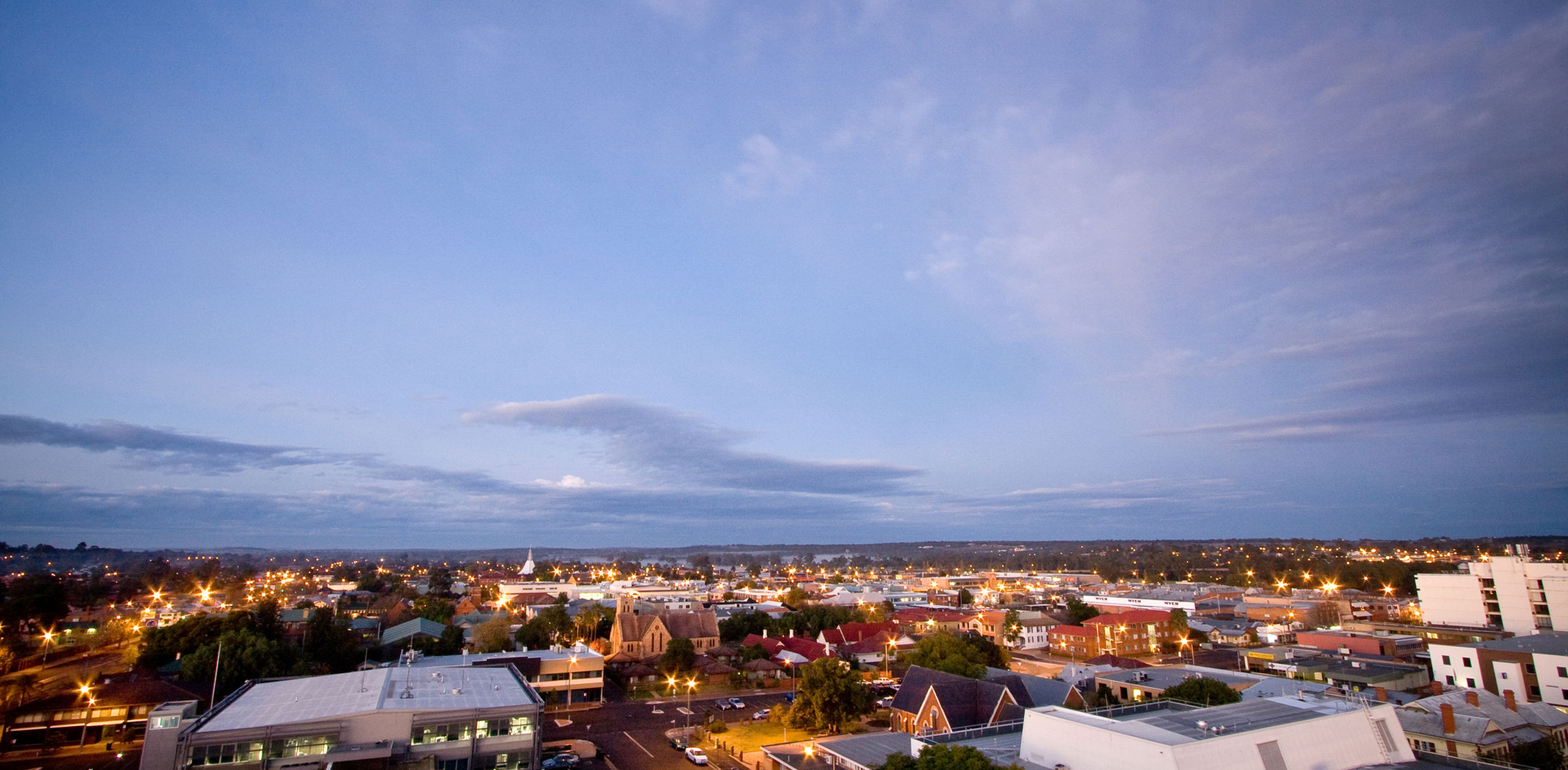 Dubbo Dusk Cityscape