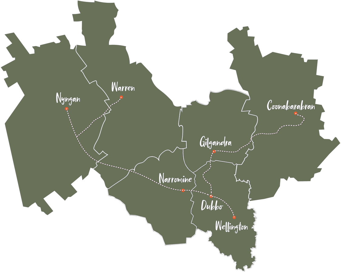 Great Western Plains Location Map