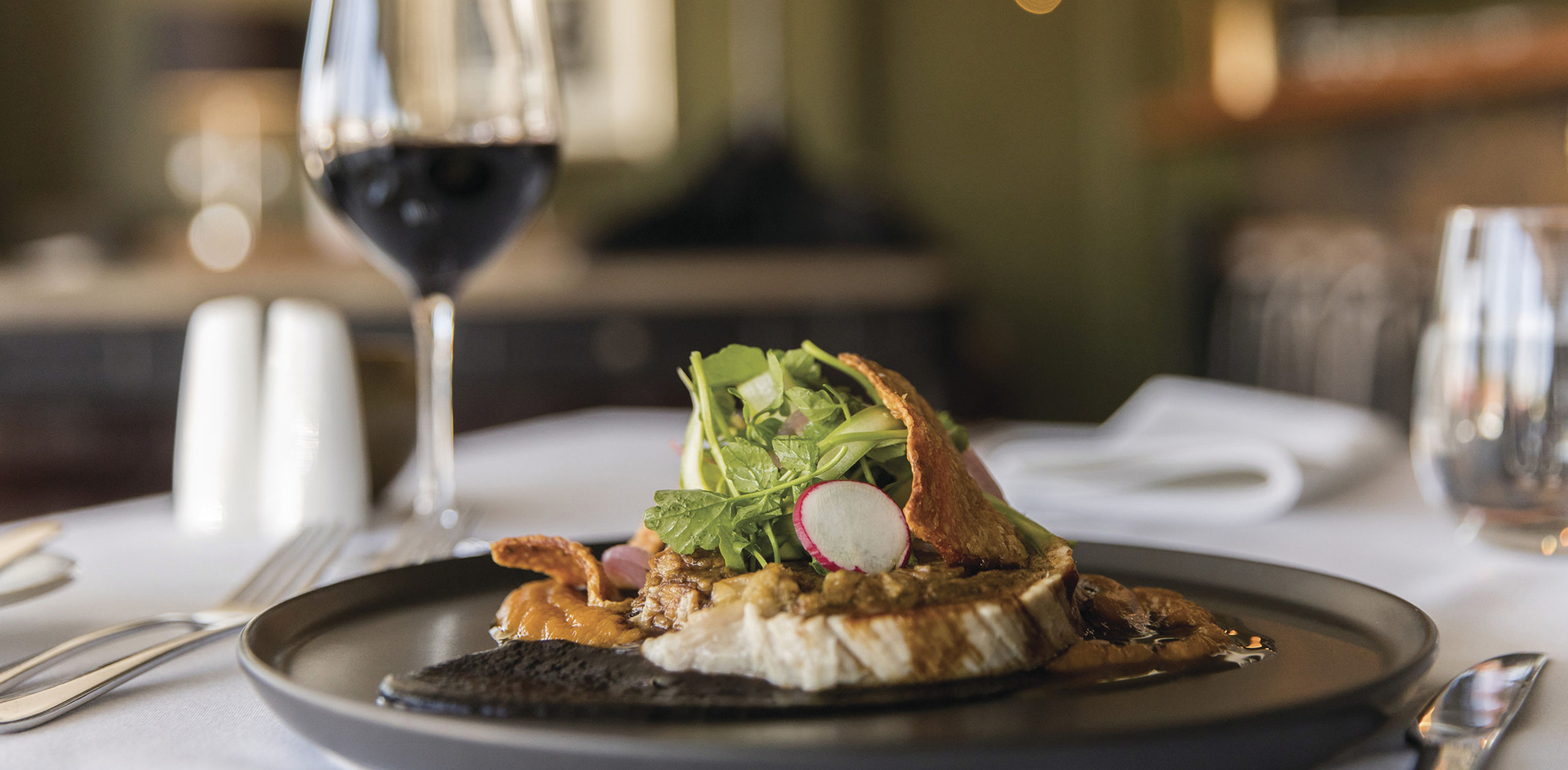 Fine dining with quality, local produce.