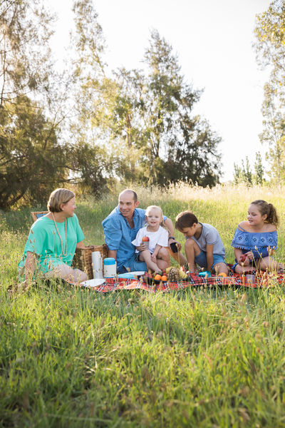A local family enjoys spending quality time together in the Dubbo Region.