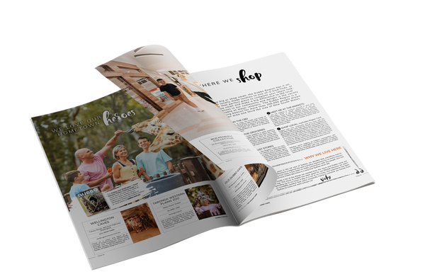 2022 New Resident Guide Magazine Flatlay