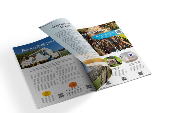 2025 New Resident Guide Magazine Flatlay