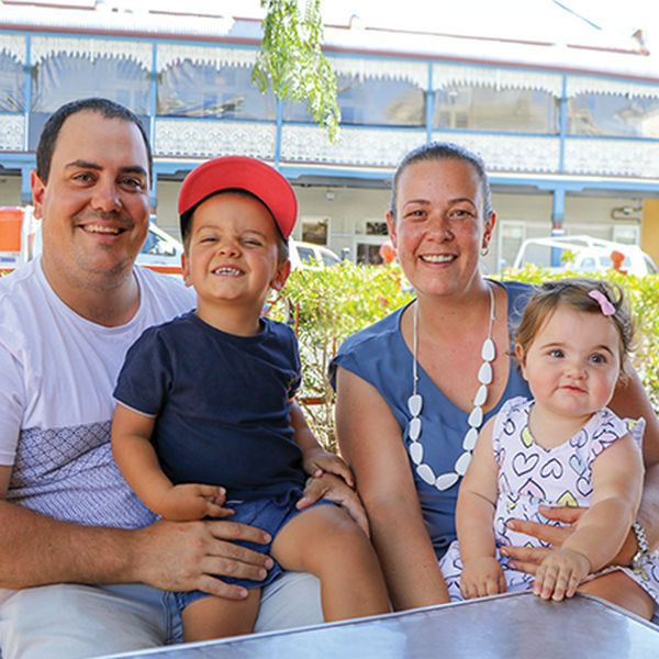 Sarah Fraser and family.
